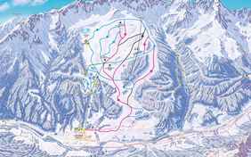 Skigebietsplan Ladurns